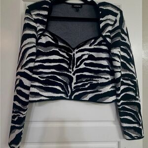 Express Zebra Pattern Women's shirt